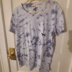 Victorias Secret Pink short sleeve shirt tie dye